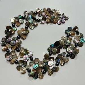 Beautiful Abalone Shell Necklace with Lobster Clasp
